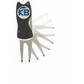 Switch Blade Style Divot Tool w/ 1" Ball Marker